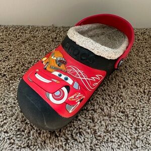 Single Lightning McQueen Crocs Right Shoe Size J1